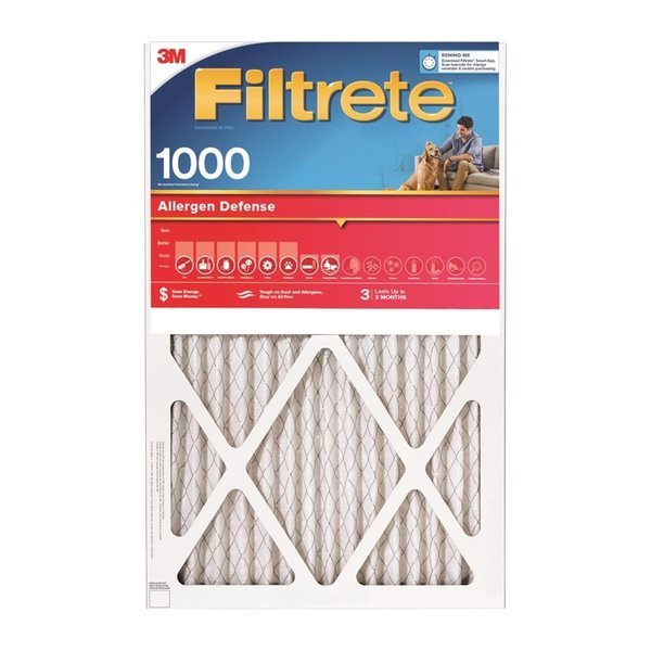 3M Filtrete 20 in. W X 25 in. H X 1 in. D 11 MERV Pleated Air Filter 9803DC-6